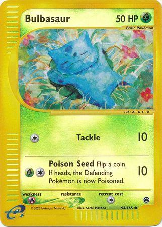 Bulbasaur (94) - 094/165 - Reverse Holo - Expedition