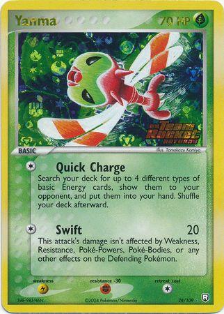 Yanma - 28/109 - Reverse Holo Rare - Team Rocket Returns