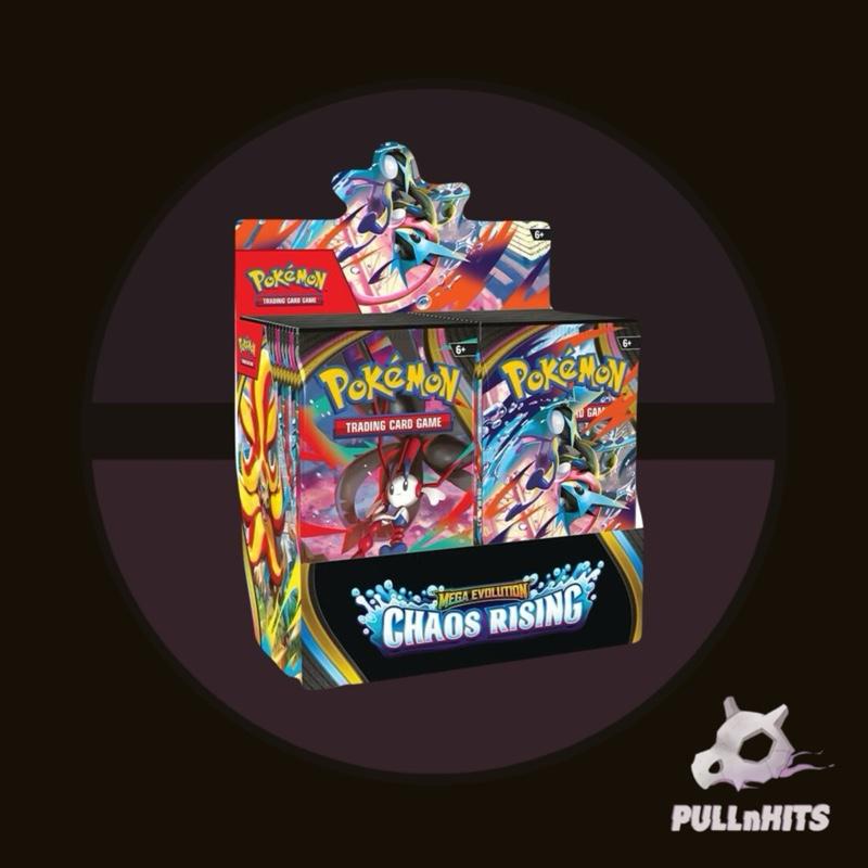 Mega Evolutions Chaos Rising Booster Box — 36 Packs — Pokemon Trading Card Game TCG