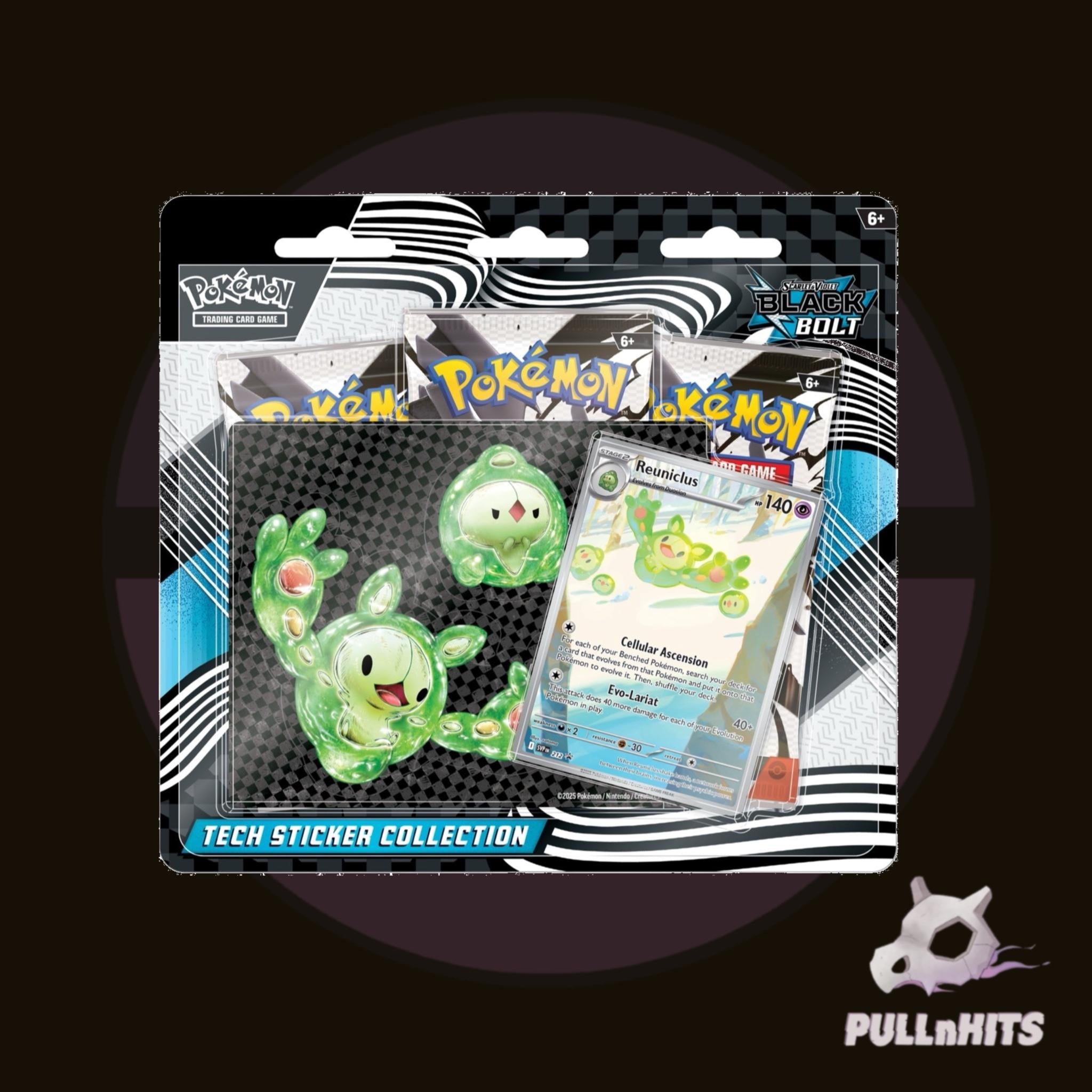 Scarlet & Violet-Black Bolt Tech Sticker Collection - 3 Packs and Promo