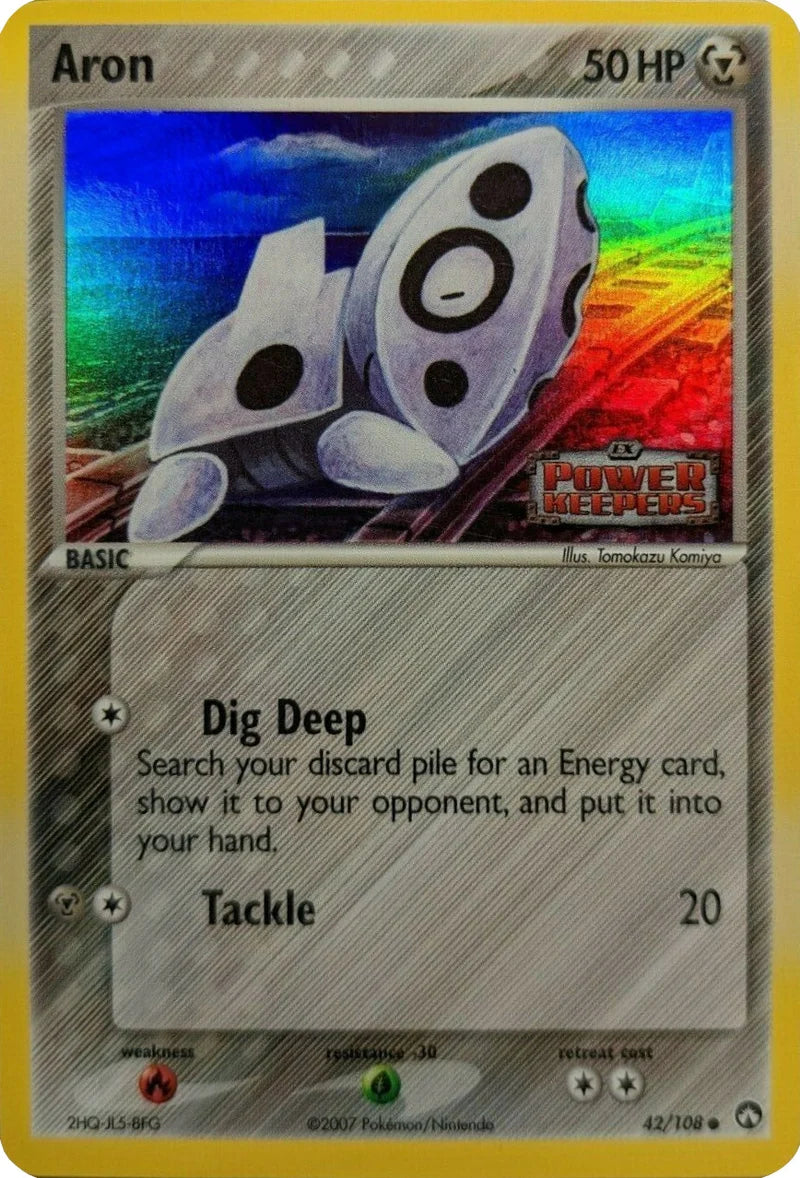 Aron - 42/108 - Reverse Holo - Power Keepers