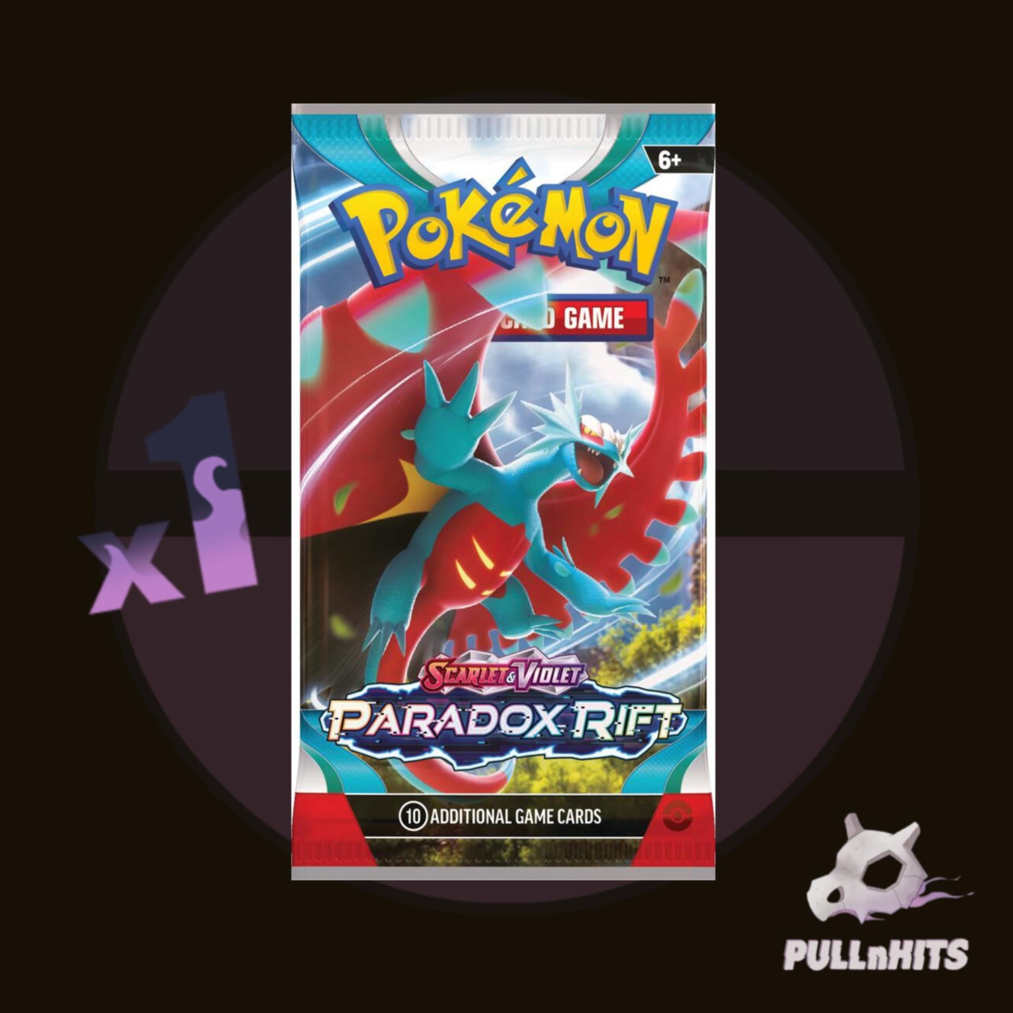 Scarlet Violet Paradox Rift Booster Pack Pokemon Trading Card Game