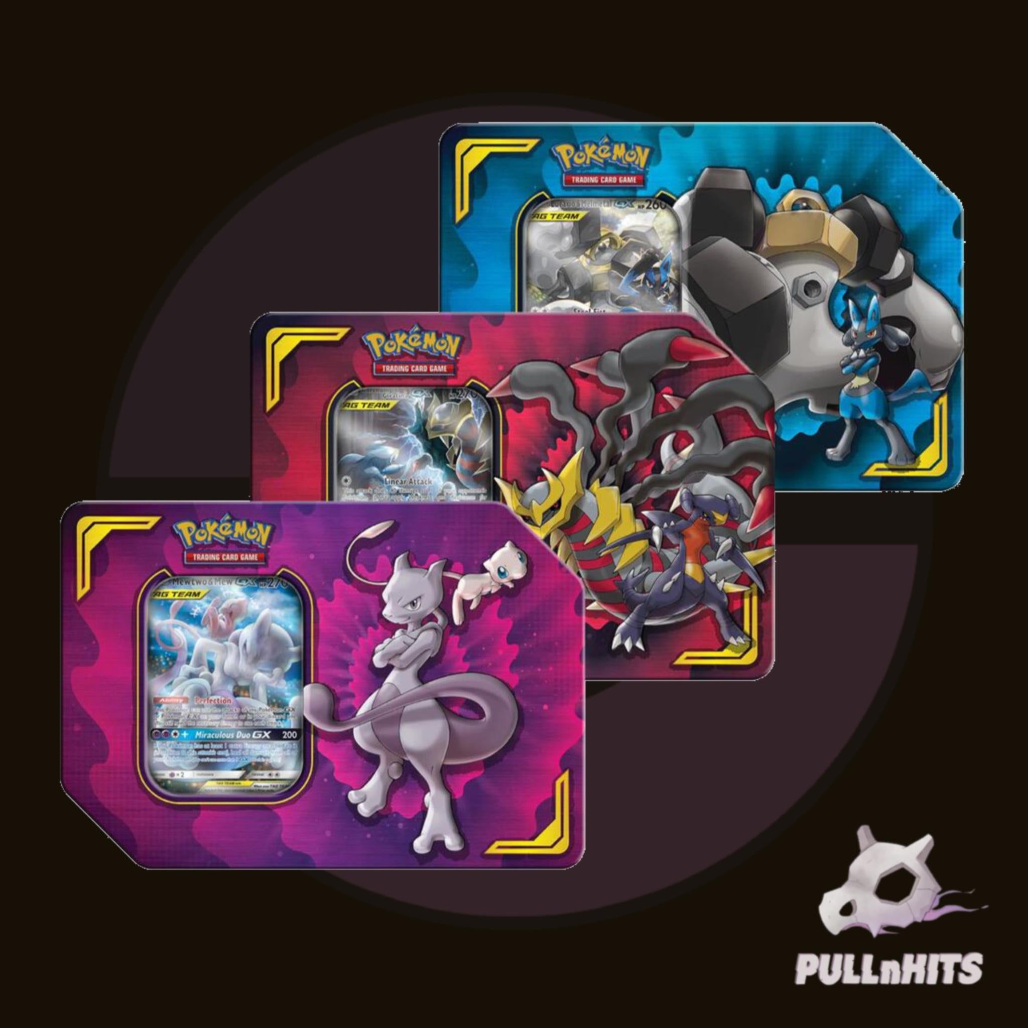 Power Partnership Tag Team Tin - 4 SM Booster Packs