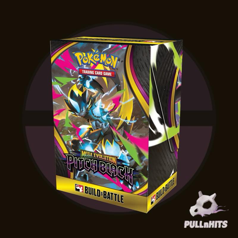 Pitch Black Build and Battle Deck — 4 Packs and 1 Pre-built Deck — Pokemon Trading Card Game (TCG)