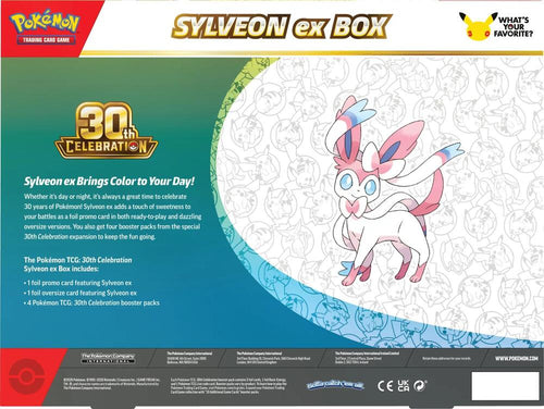 (PREORDER SEPTEMBER 2026) Pokemon TCG 30th Celebration 30C Sylveon ex and Greninja ex Box