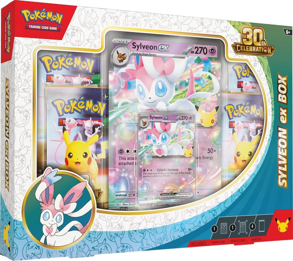 (PREORDER SEPTEMBER 2026) Pokemon TCG 30th Celebration 30C Sylveon ex and Greninja ex Box