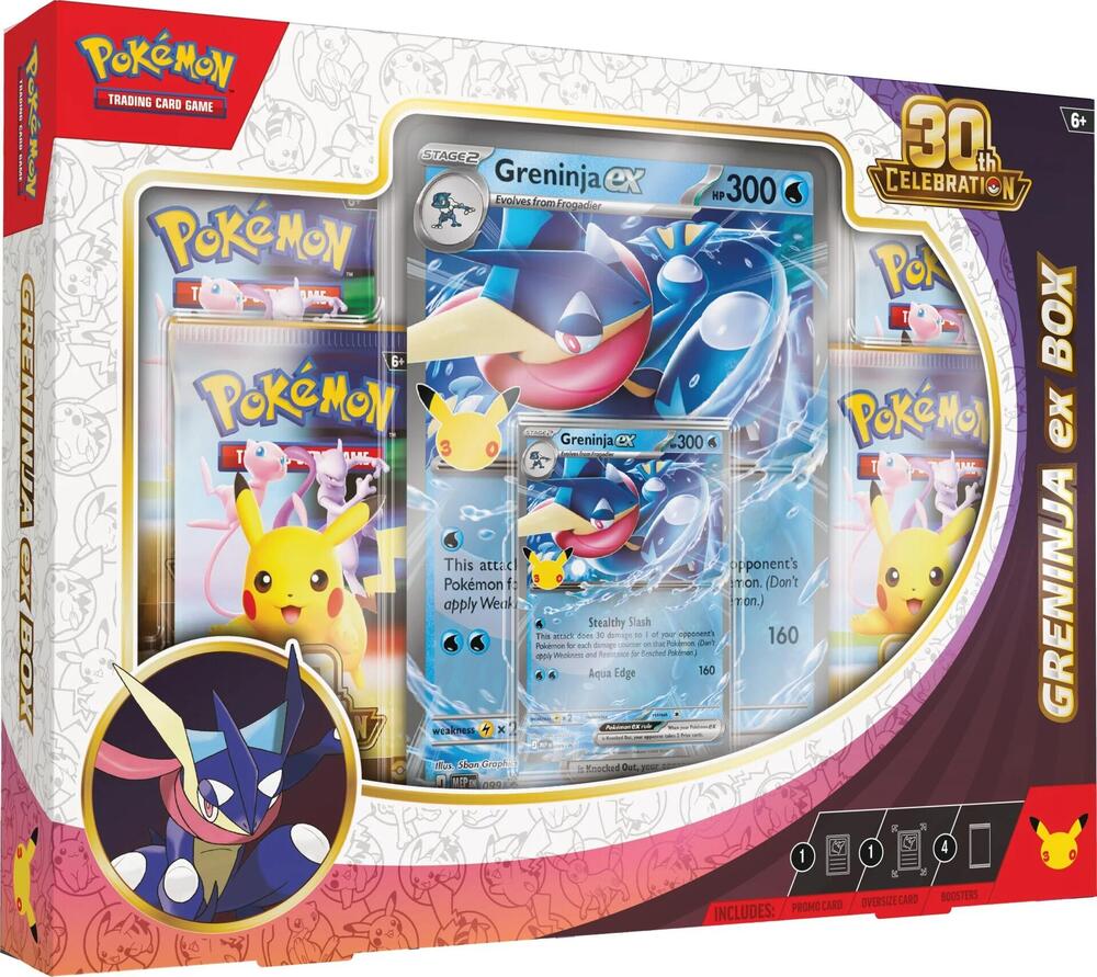 (PREORDER SEPTEMBER 2026) Pokemon TCG 30th Celebration 30C Sylveon ex and Greninja ex Box