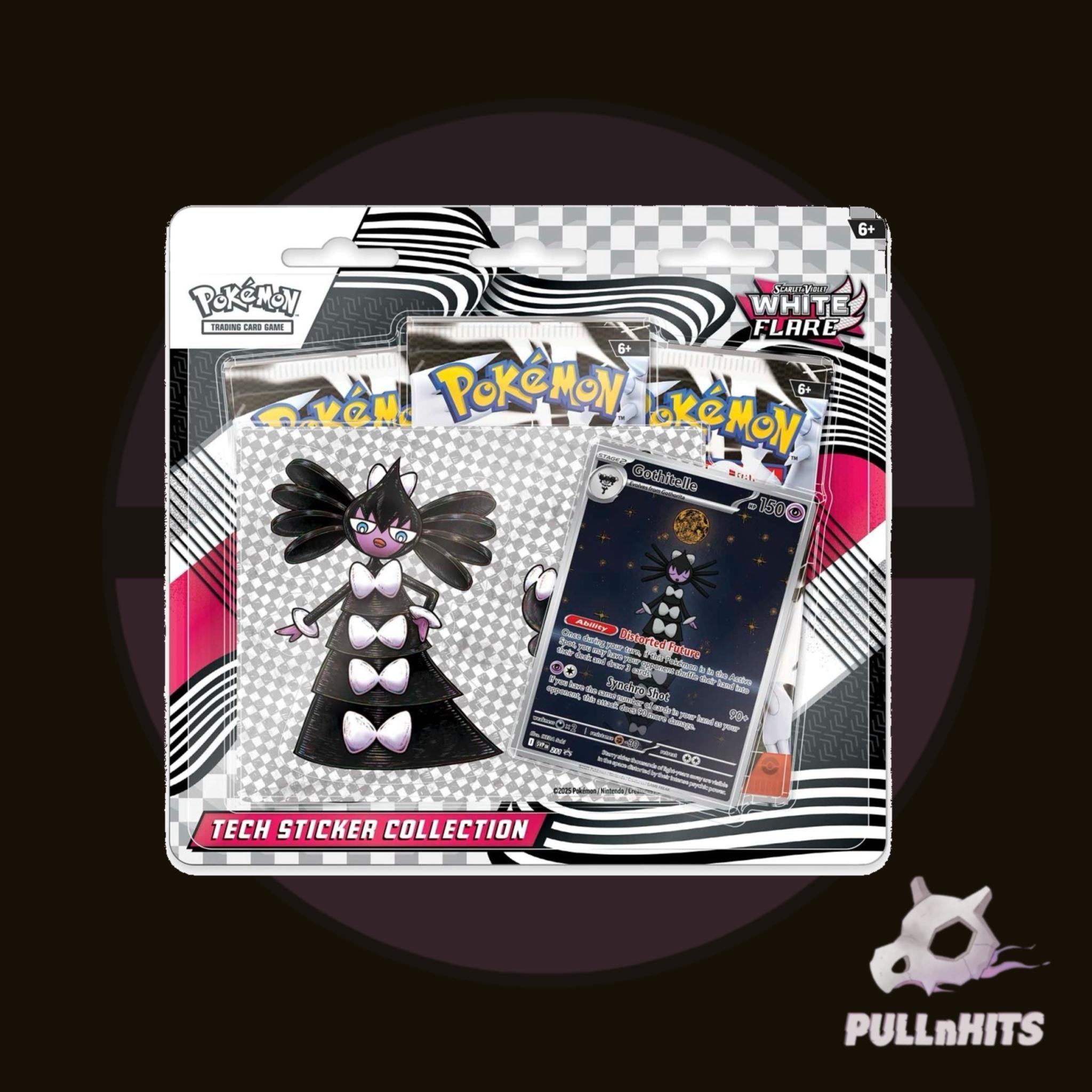 Scarlet & Violet-White Flare Tech Sticker Collection - 3 Packs and Promo