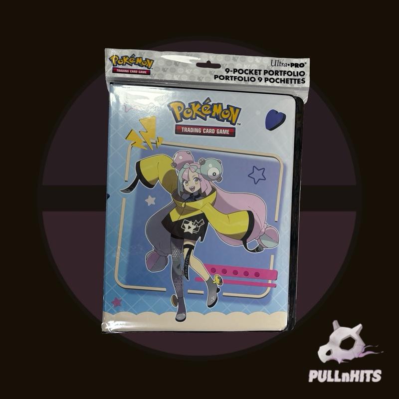 Ultra Pro Pokemon Iono Portfolio— 9 Pocket, Holds 180 Cards — Pokemon Trading Card Game TCG