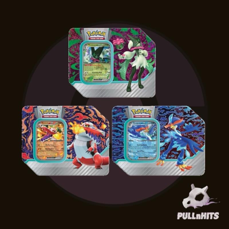 SV Paldea Partners Tin - 5 Packs and Promo