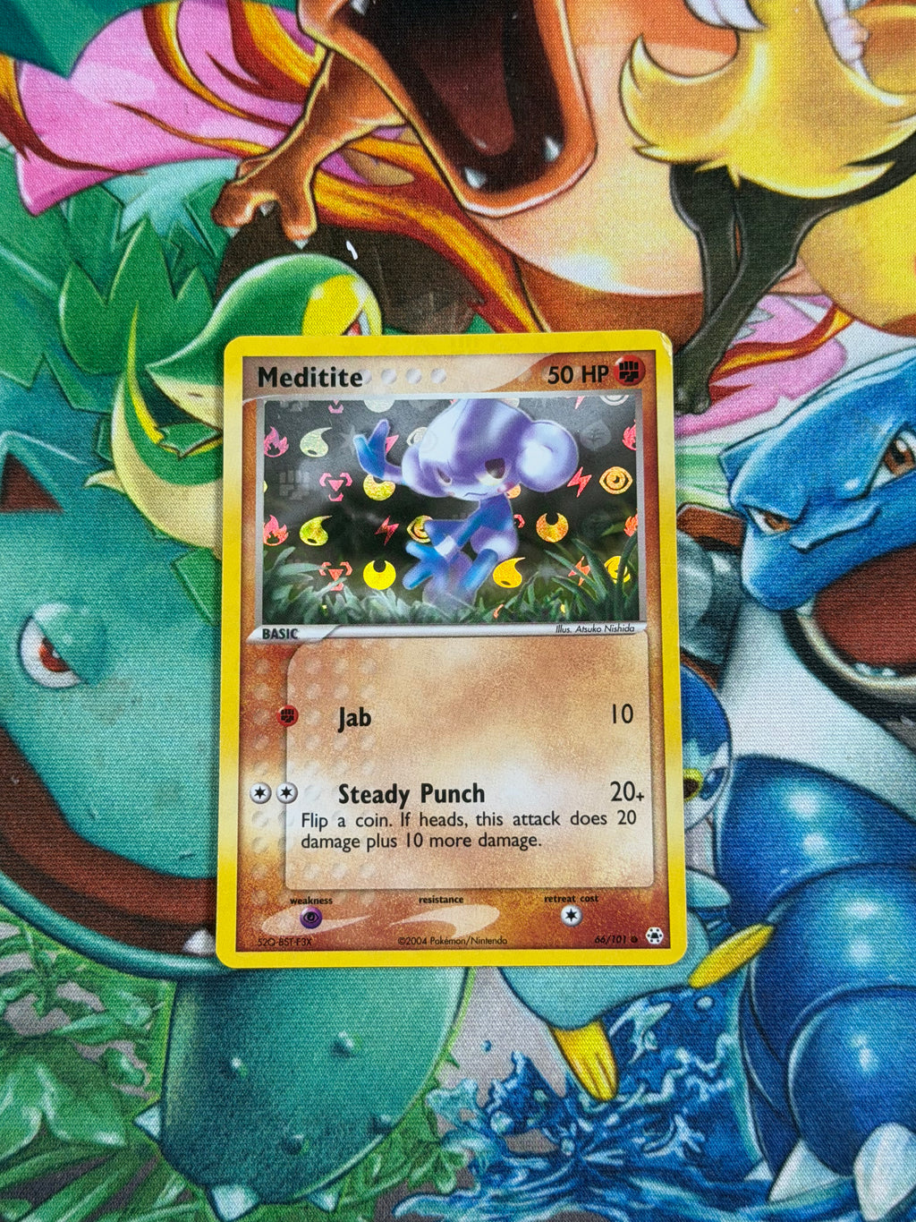 Meditite - 66/101 - Reverse Holo - Hidden Legends