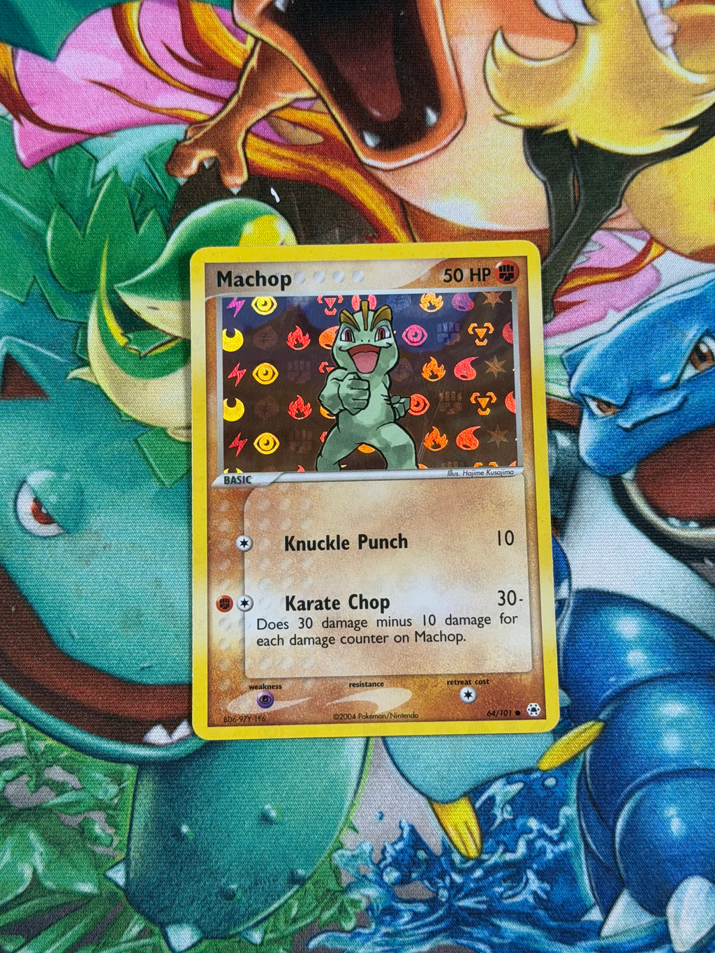 Machop - 64/101 - Reverse Holo - Hidden Legends