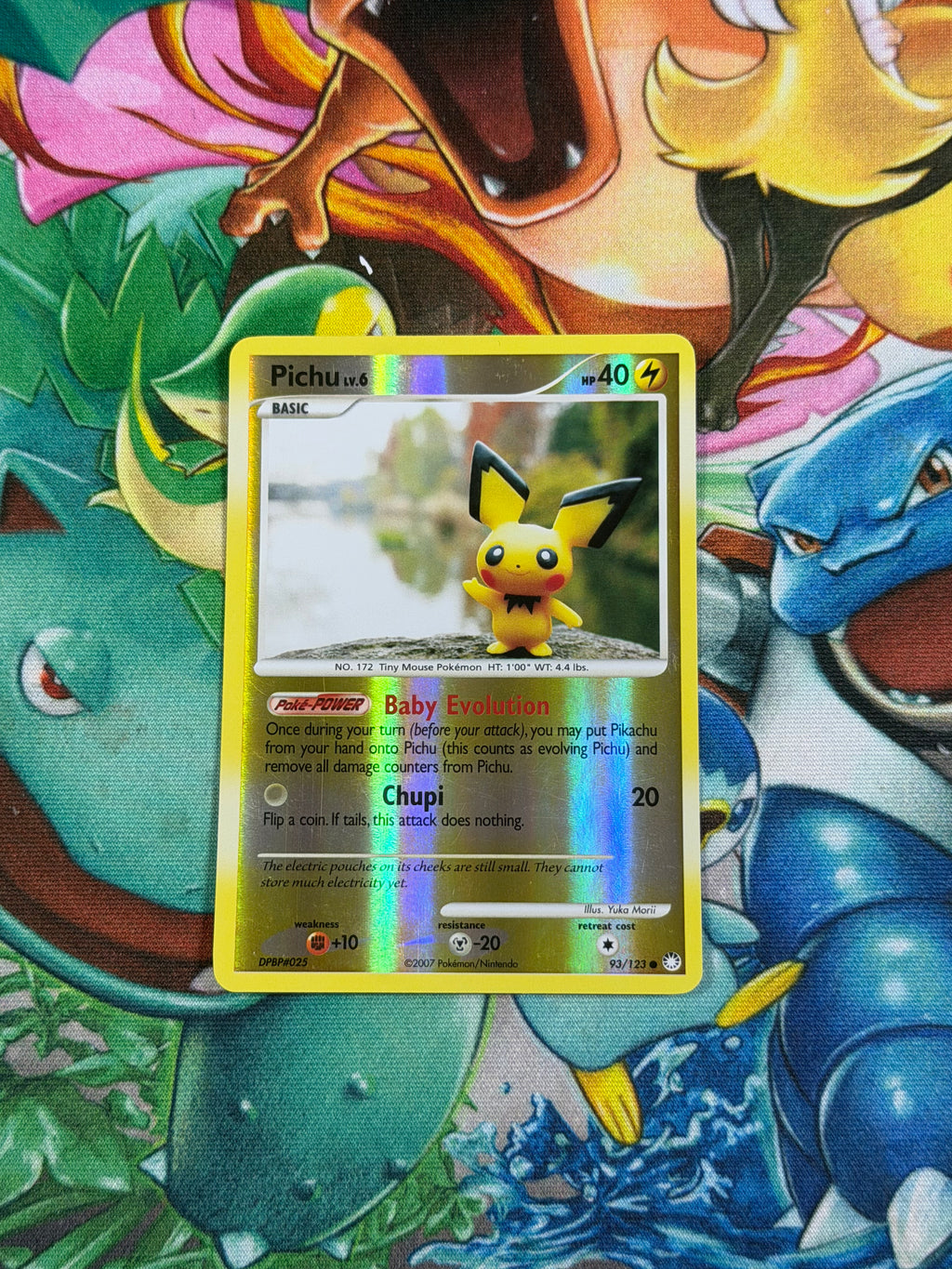 Pichu - 93/123 - Reverse Holo - Mysterious Treasures