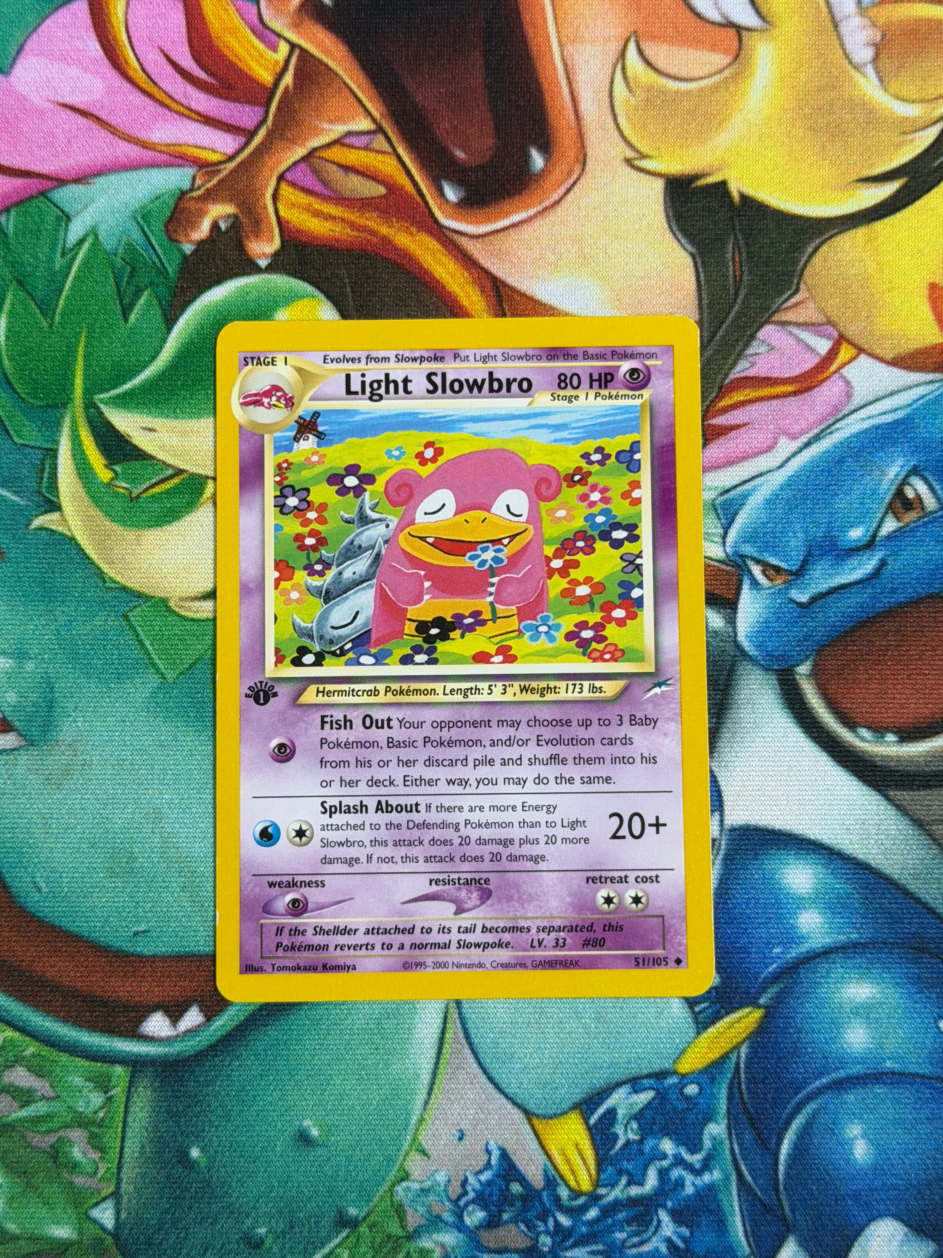 Light Slowbro - 051/113 - 1st Edition - Neo Destiny