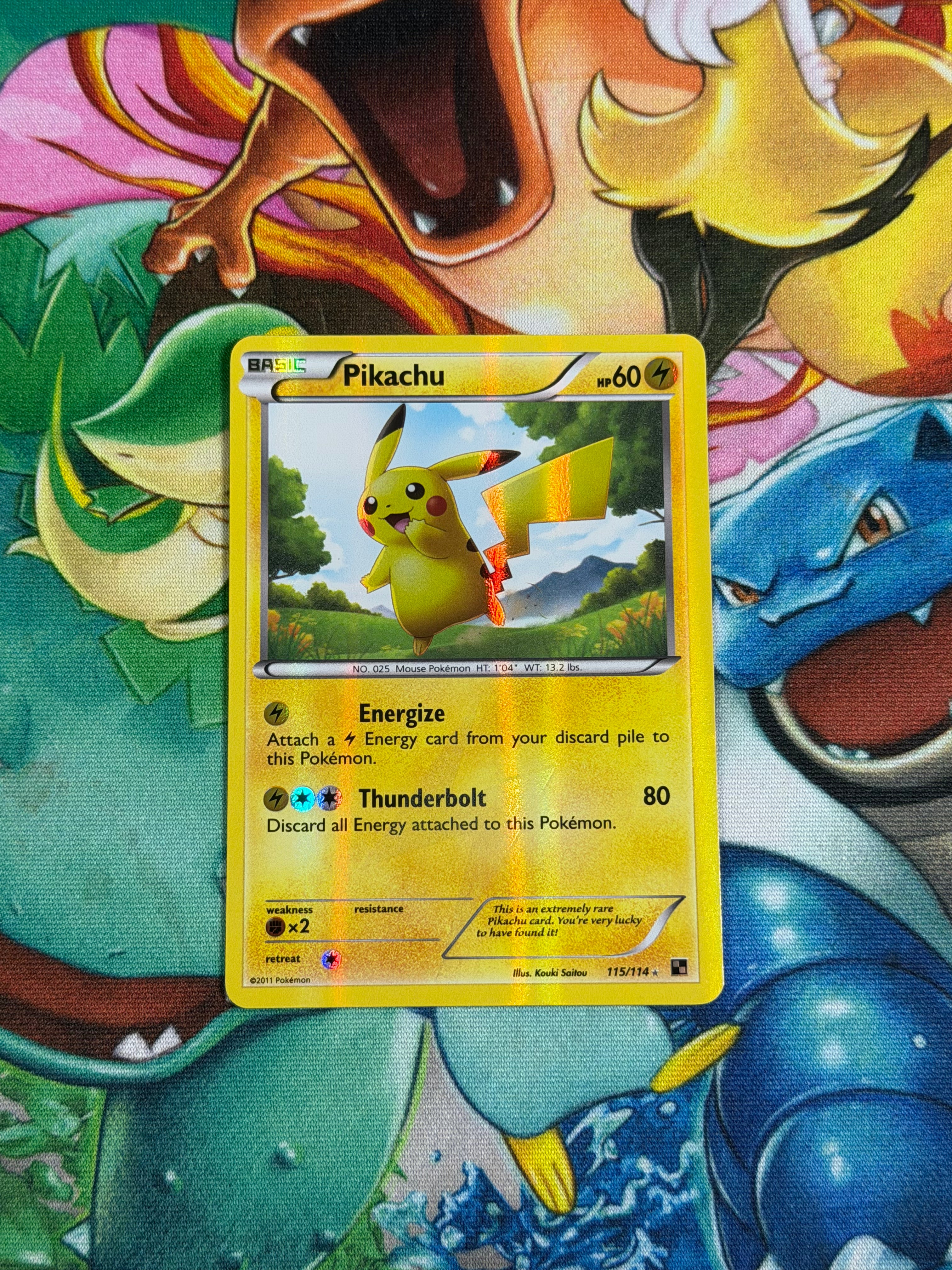 Pikachu - 115/114- Secret Rare - Black & White
