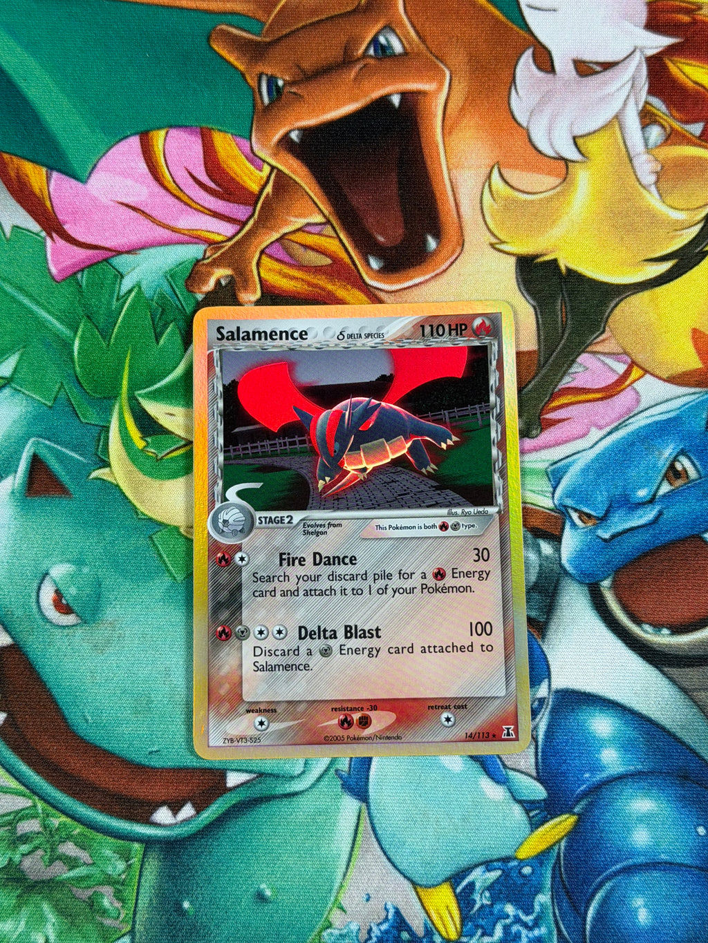 Salamence (Delta Species) - 14/113 - Holo Rare - Delta Species
