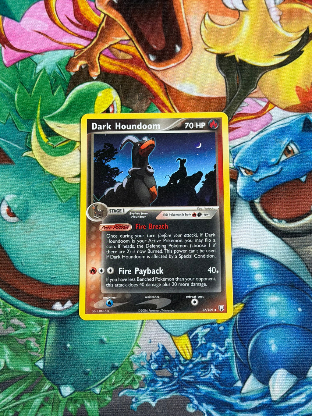 Dark Houndoom - 037/109 - 37/109 - Uncommon - Team Rocket Returns