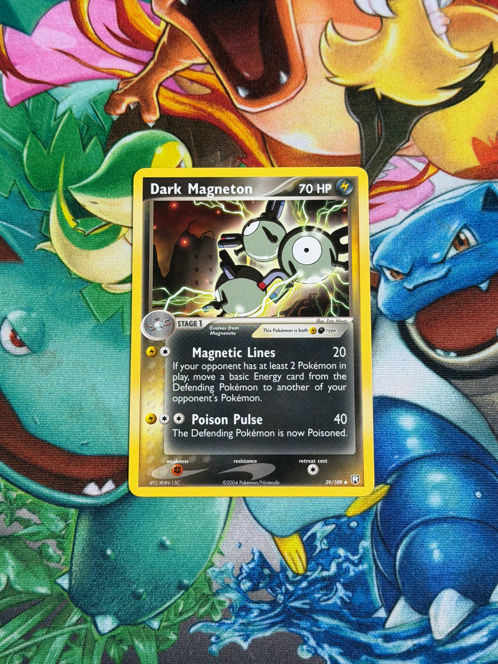 Dark Magneton - 39/109 - Uncommon - Team Rocket Returns