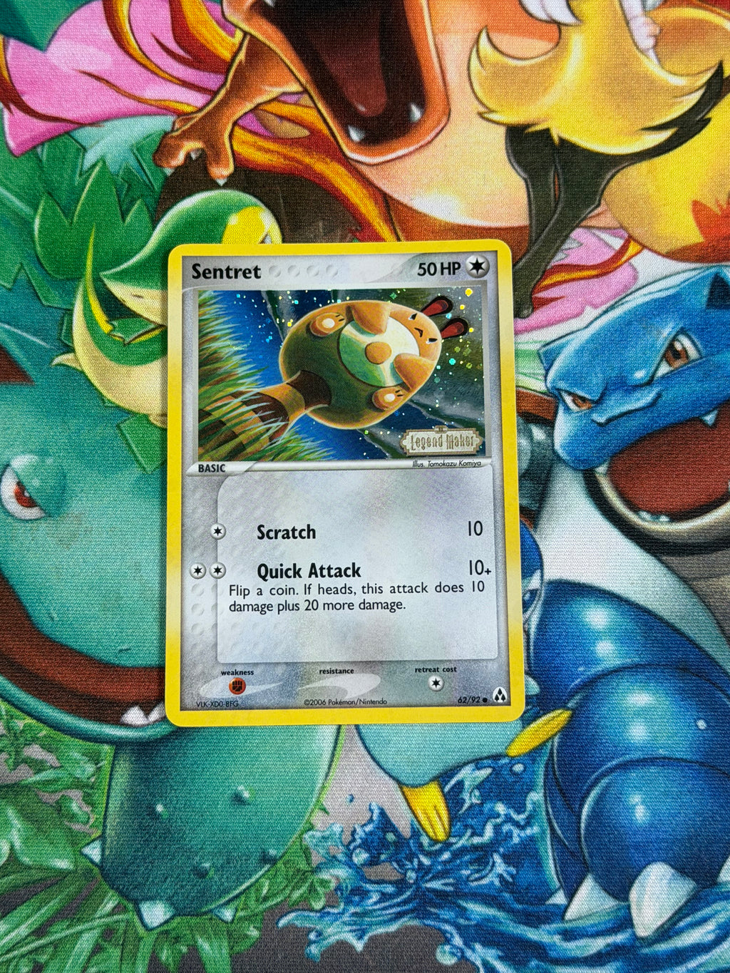 Sentret - 62/92 - Reverse Holo - Legend Maker