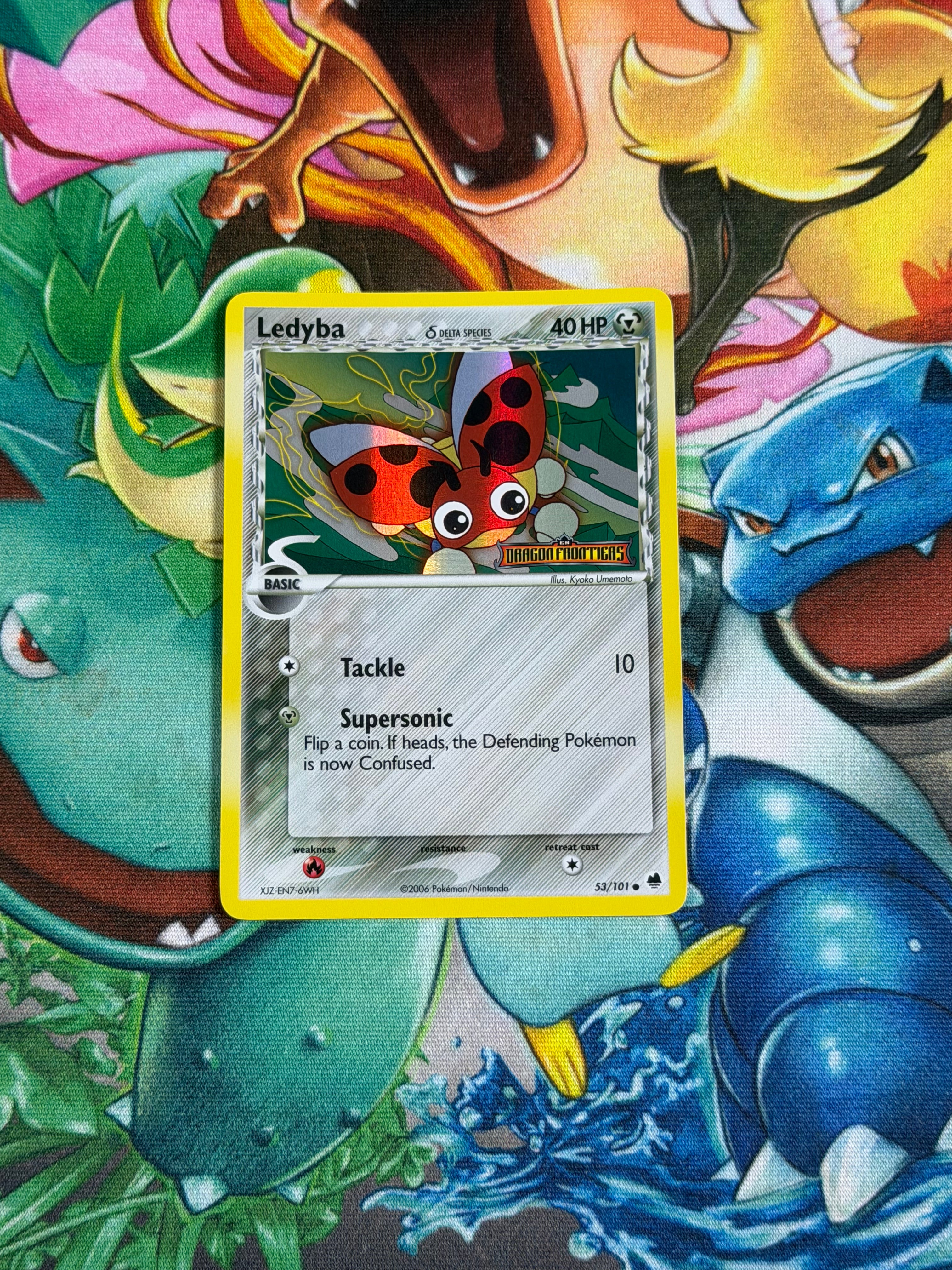 Ledyba (Delta Species) - 53/101 - Reverse Holo - Dragon Frontiers