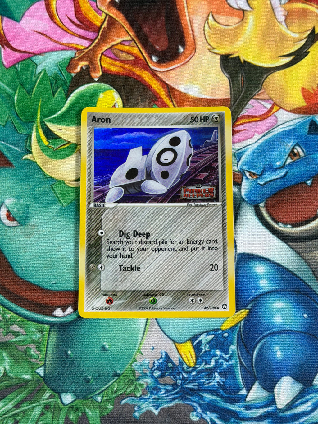 Aron - 42/108 - Reverse Holo - Power Keepers