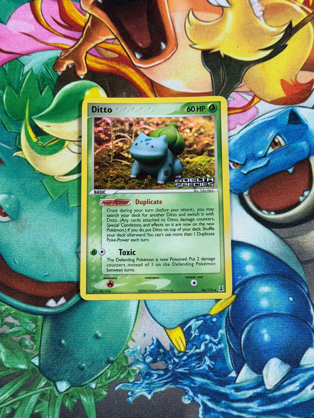 Ditto (Bulbasaur) - 36/113 - Reverse Holo - Delta Species