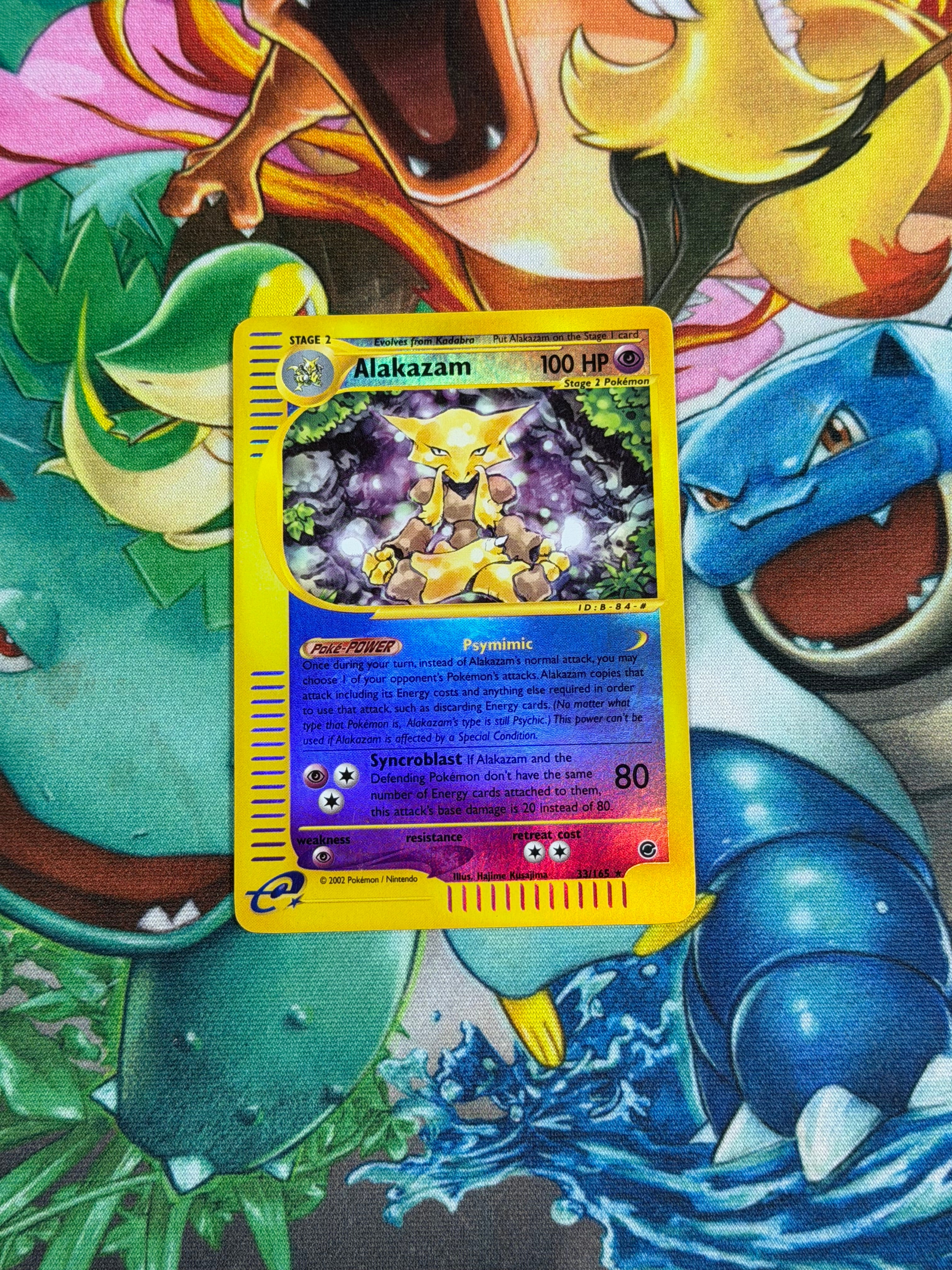 Alakazam (1) - 001/165 - Reverse Holo Rare - Expedition