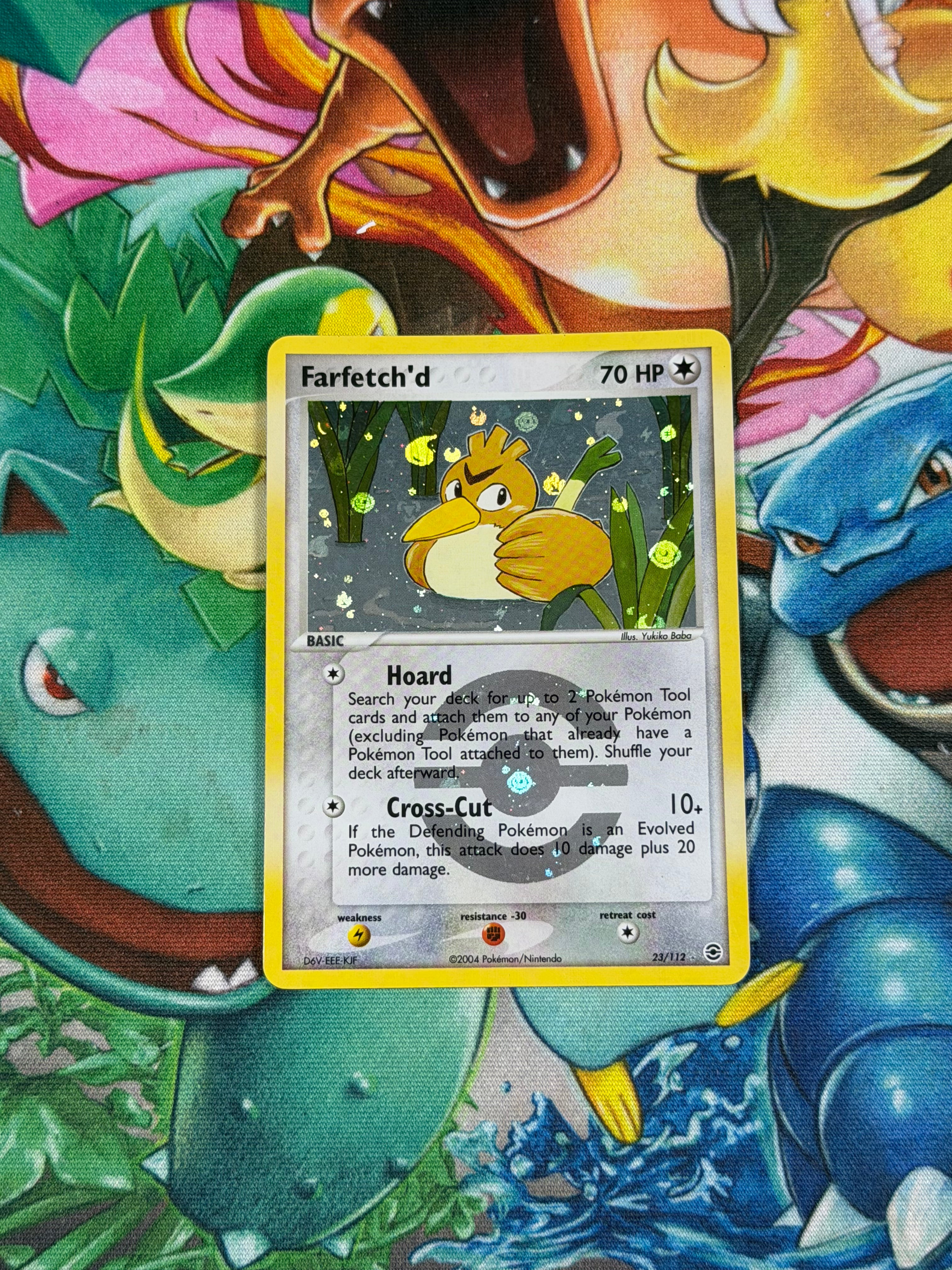 Farfetch'd - 23/112 - Reverse Holo Rare - Fire Red & Leaf Green