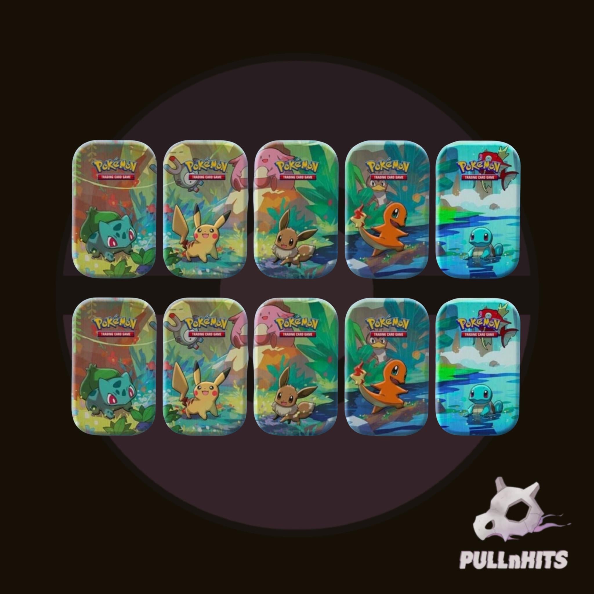 Pokemon Kanto Friends Mini Tin