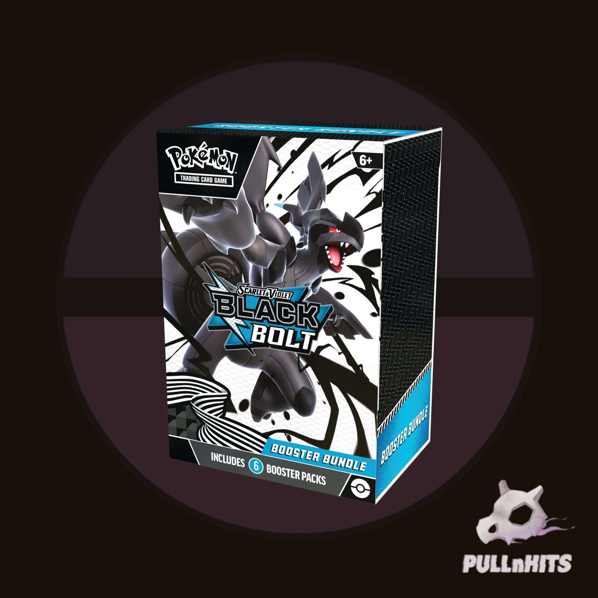 Scarlet & Violet Black Bolt Booster Bundle - 6 packs - Pokemon Trading Card Game