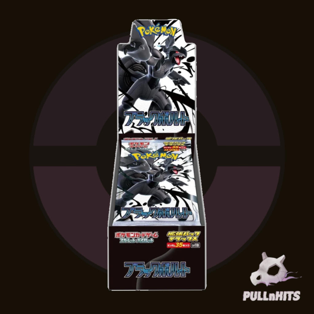 JPN SV Deluxe Black Bolt Booster Box - 4 Packs of 35 Cards with 4 Guaranteed AR Cards - Pokémon Trading Card Game Collectors Pack
