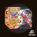 Scarlet Violet Slashing Legends Tin - 5 packs plus promo Pokemon Trading Card Game