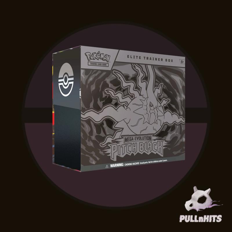 Pitch Black Elite Trainer Box (ETB) — 9 Packs and Promo — Pokemon Trading Card Game (TCG)