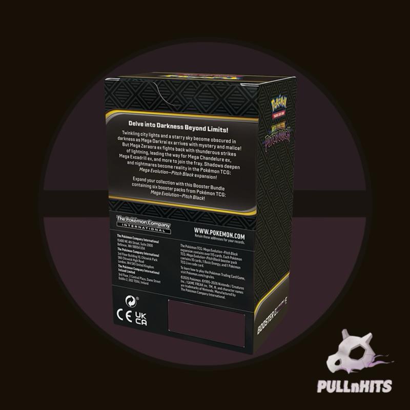 Pitch Black Booster Bundle — 6 Packs In Each — Pokemon Trading Card Game (TCG)